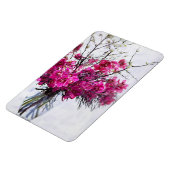 Violette Tiger-Orchideen Stillleben Magnet (Linke Seite)