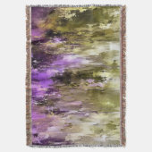 Violette Träume und olivfarbene Himmel Decke (Vorderseite Vertikal)