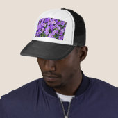 Violette Truckerkappe (Beispiel)