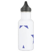 Violette Tulpe des Stern-1 Trinkflasche (Links)