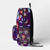 Violette Tulpen-Geschenkbox Bedruckter Rucksack (Rechts)