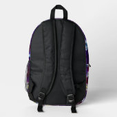 Violette Tulpen-Geschenkbox Bedruckter Rucksack (Rückseite)
