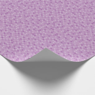 Violette Tupfen Geschenkpapier