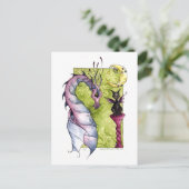 Violette und Obsidian Postkarte (Stehend Vorderseite)