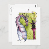 Violette und Obsidian Postkarte (Vorne/Hinten)