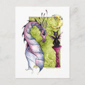 Violette und Obsidian Postkarte (Vorderseite)