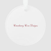 Violette Verzierung Ornament (Rückseite)