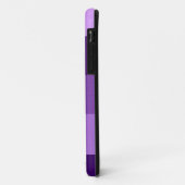 Violette violette Streifen 3 streichen Case-Mate iPhone Hülle (Hinten/Links)