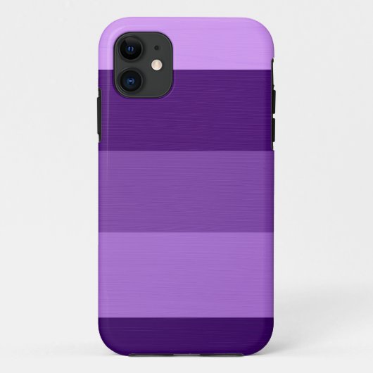 Violette violette Streifen 3 streichen Case-Mate iPhone Hülle (Rückseite)