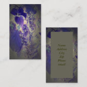 Violette Visitenkarte (Vorne/Hinten)