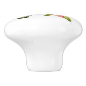 Violette vorangegangene Kolibri-Vintage Keramikknauf (Seitenansicht)