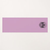 Violette Yoga Yogamatte (Vorderseite (Horizontal))
