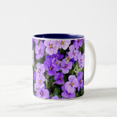 Violette Zweifarbige Tasse (VorderseiteRechts)