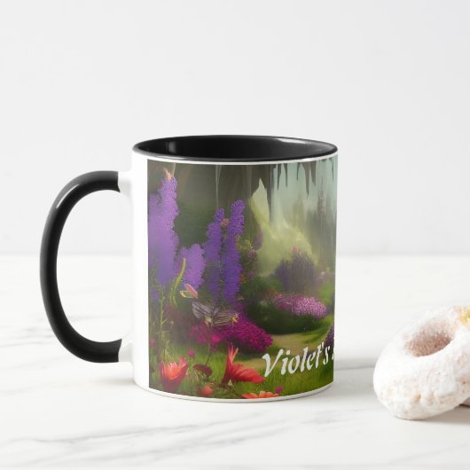 Violettee - Personalisiert anpassbar Tasse (Mit Donut)