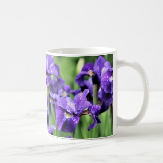 Violetten blauen sibirischen Iris-Caesars Bruder Kaffeetasse (Rechts)