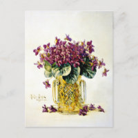 Violetten - Lilatfarbene Blumen in einer Vase