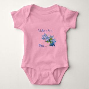 Violetten sind blau... Baby Bodysuit Baby Strampler