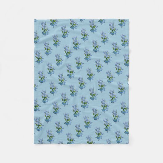 Violetten sind blau... fleecedecke (Vorderseite)