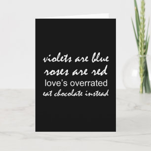 Violetten sind blau karte