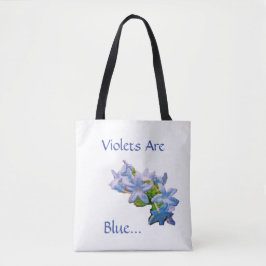 Violetten sind blau... tasche