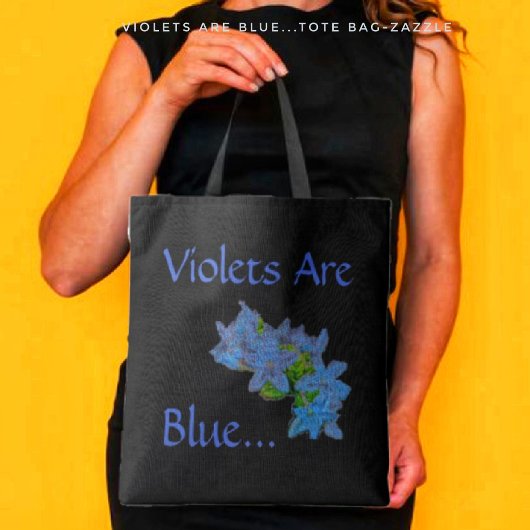 Violetten sind blau... tasche