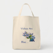 Violetten sind blau... tragetasche (Vorne)