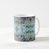 Violetten und Lampen Kaffeetasse (VorderseiteRechts)