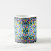 Violetten und Lampen Kaffeetasse (Mittel)