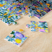 Violetten und Lampen Puzzle (Seite)