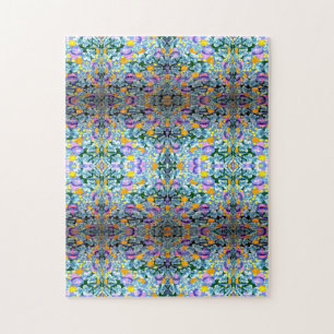 Violetten und Lampen Puzzle