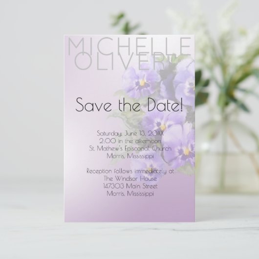 Violetten und Lavendel (Stehend Vorderseite)