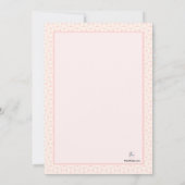 Violetten und religiöse Einladung (Rückseite)