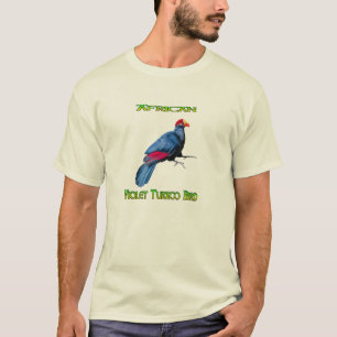 Violetter Afrikanischer Turako-Vogel T-Shirt