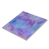 Violetter aquamariner lila Watercolor-Hintergrund Fliese (Seite)