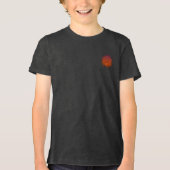 Violetter Aschenfall Tri-Blend Shirt (Vorderseite)