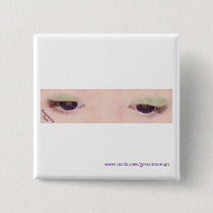Violetter Augen-Quadrat-Knopf Button