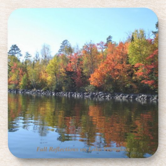 Violetter blauer orange Sonnenuntergang auf Getränkeuntersetzer (Vorderseite)