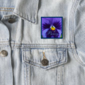 Violetter blauer Pansy Button (Beispiel)
