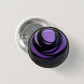 Violetter Chakra Knopf Button (Vorne & Hinten)