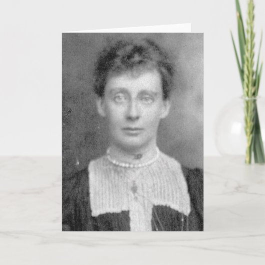 Violetter Dickinson Karte (Vorderseite)
