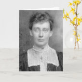 Violetter Dickinson Karte (Gelbe Blume)