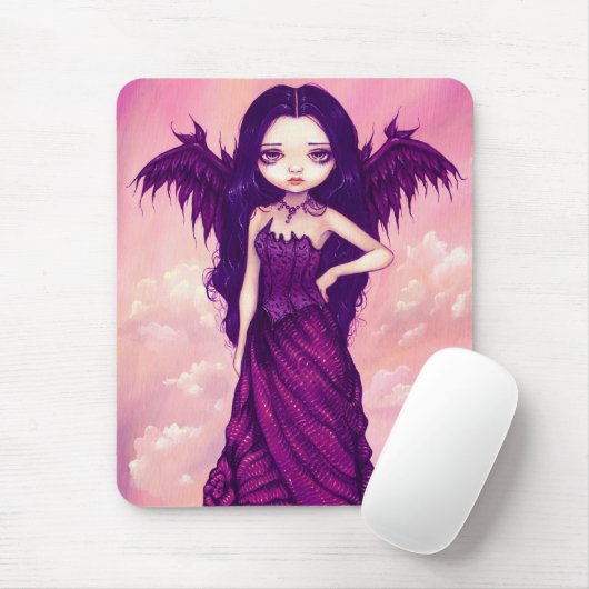 "Violetter Engel" Mousepad (Mit Mouse)