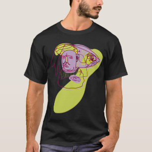 Violetter Fischmann T-Shirt