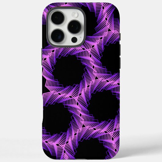 Violetter Gridlock Case-Mate iPhone Hülle (Rückseite)