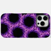 Violetter Gridlock Case-Mate iPhone Hülle (Rückseite (Horizontal))