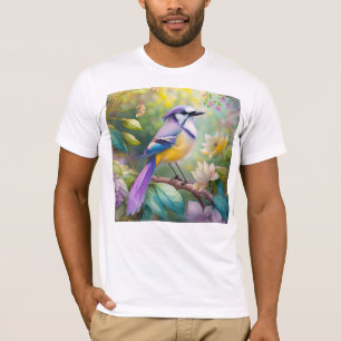 Violetter Haubenjay-Fantasievogel T-Shirt
