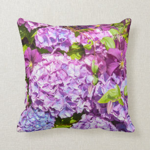 Violetter Hydrangea, Gartenkissen Kissen
