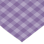 Violetter karierter Hintergrund Kurzer Tischläufer (Ecke)