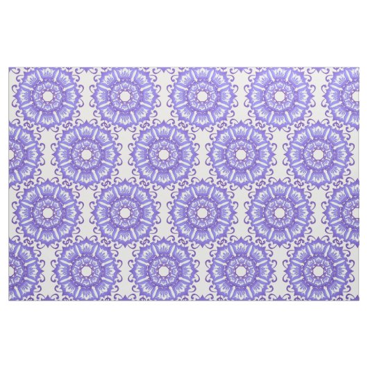 Violetter Mit Blumenmandala. Stoff (Fat Quarter (45,7 x 55,9 cm))