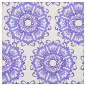 Violetter Mit Blumenmandala. Stoff (Muster)